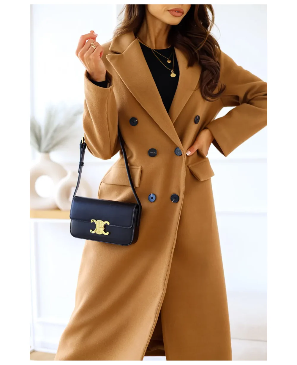 Women’s Long Coat With Structured Shape