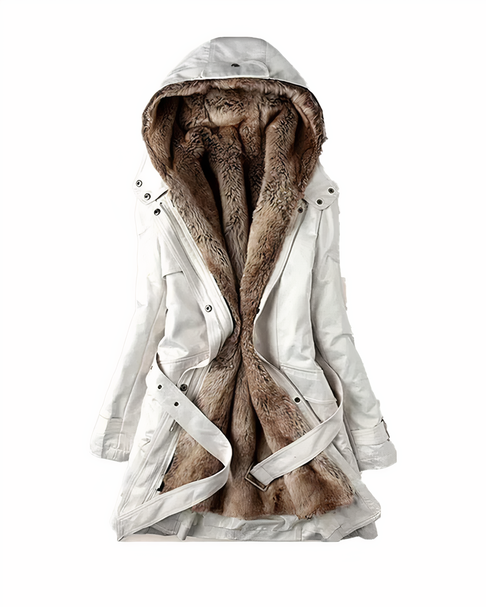 Women’s Long Parka Coat with Hood