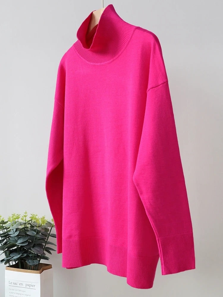 Women’s Long Sleeve High Neck Sweater