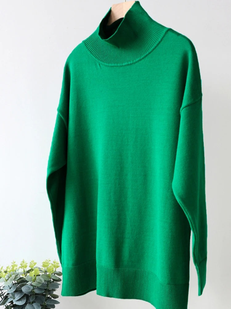 Women’s Long Sleeve High Neck Sweater