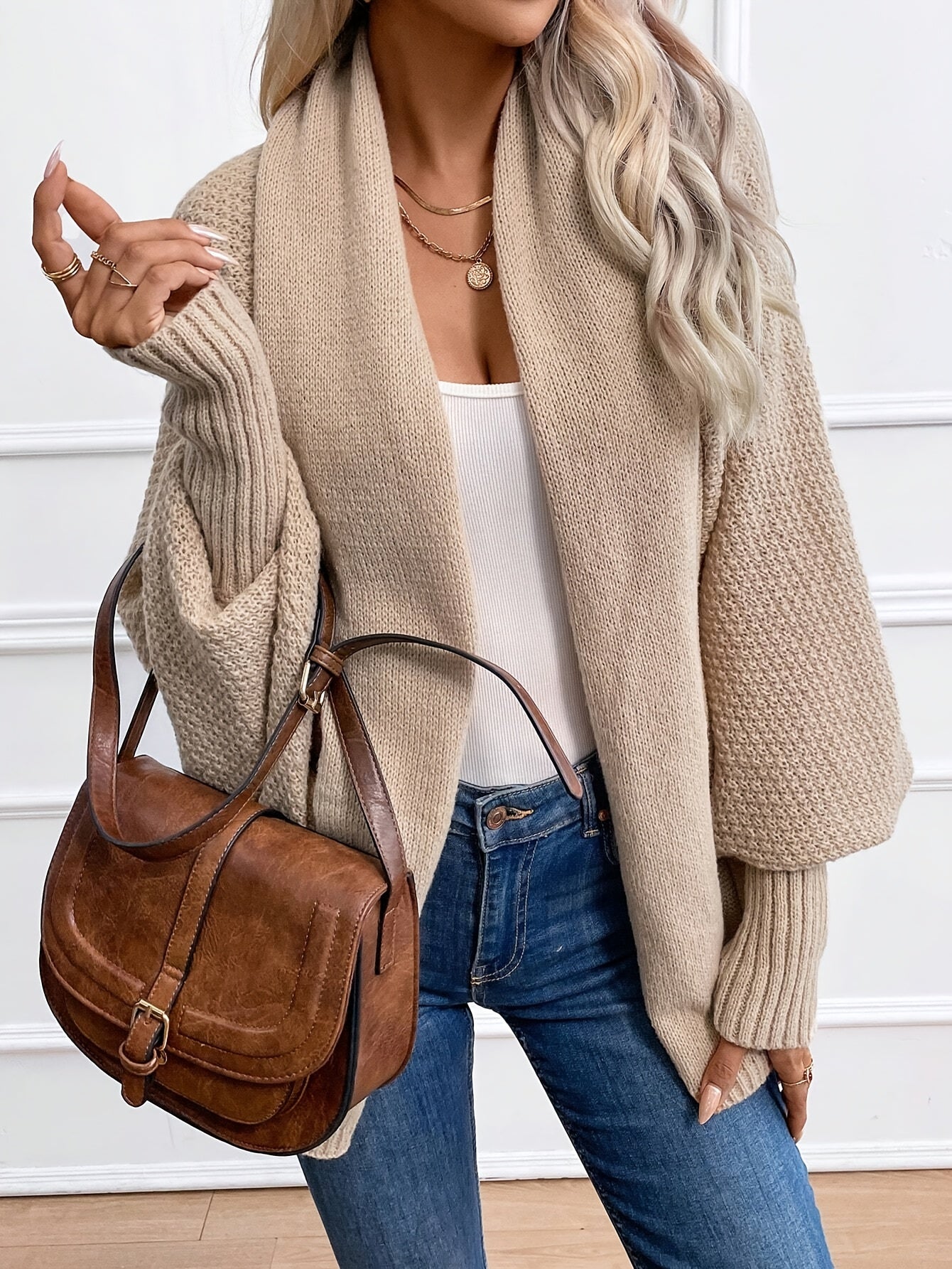 Women’s Long Sleeve Knit Cardigan