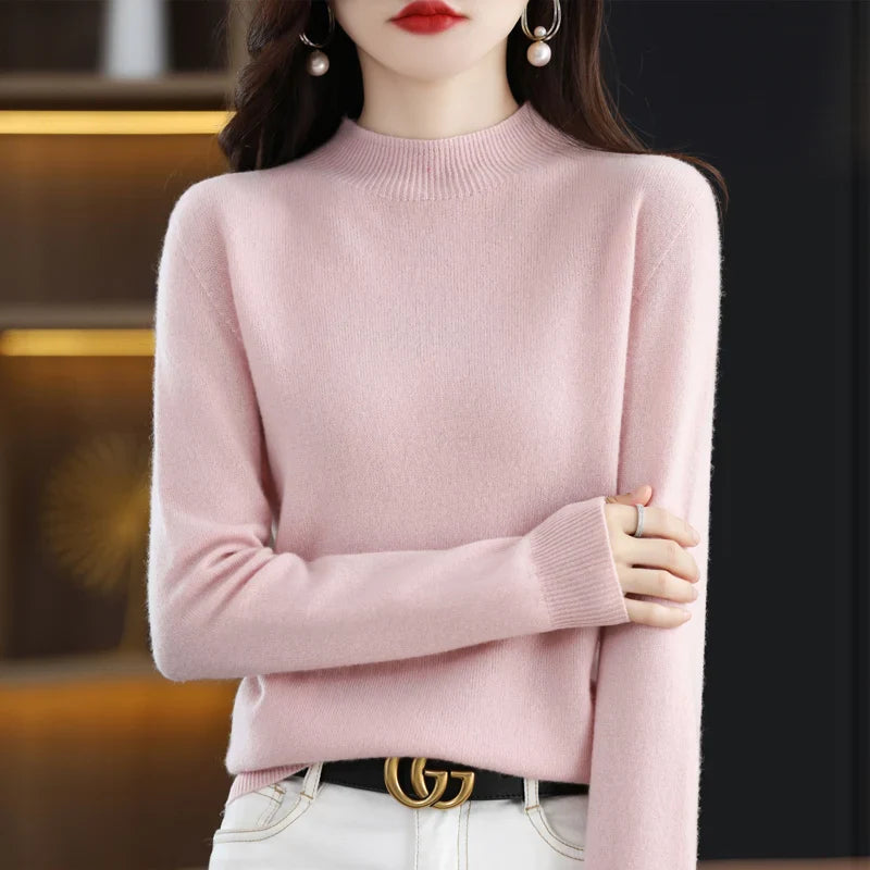 Women’s O-Neck Jumper With Straight Cut