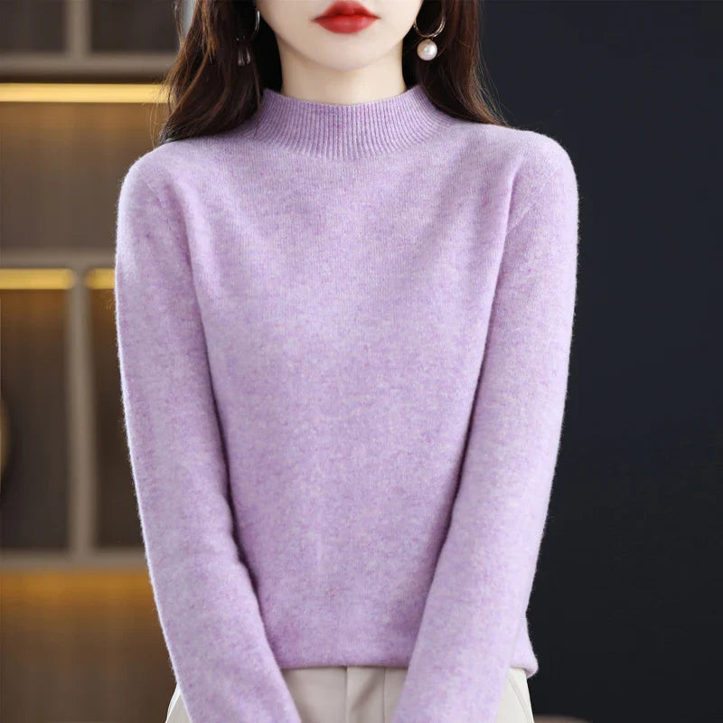 Women’s O-Neck Jumper With Straight Cut