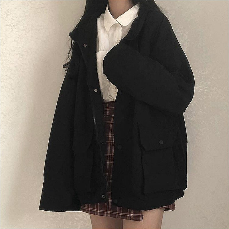 Women’s Oversized Jacket With Defined Silhouette