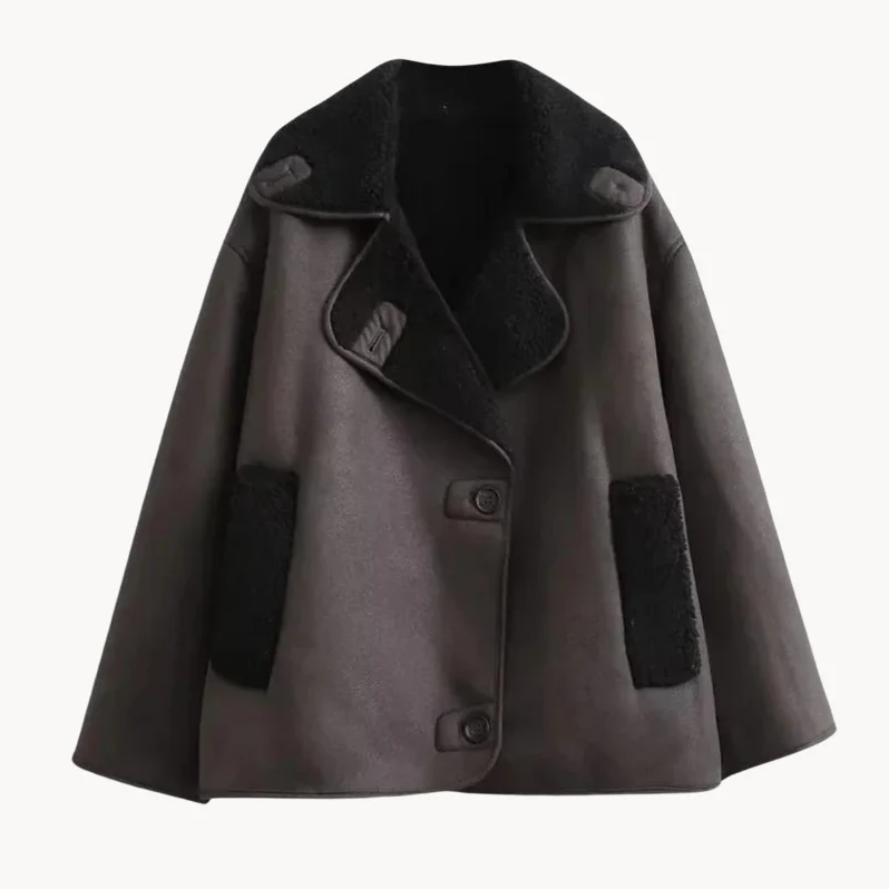 Women’s Oversized Jacket with Front Pockets