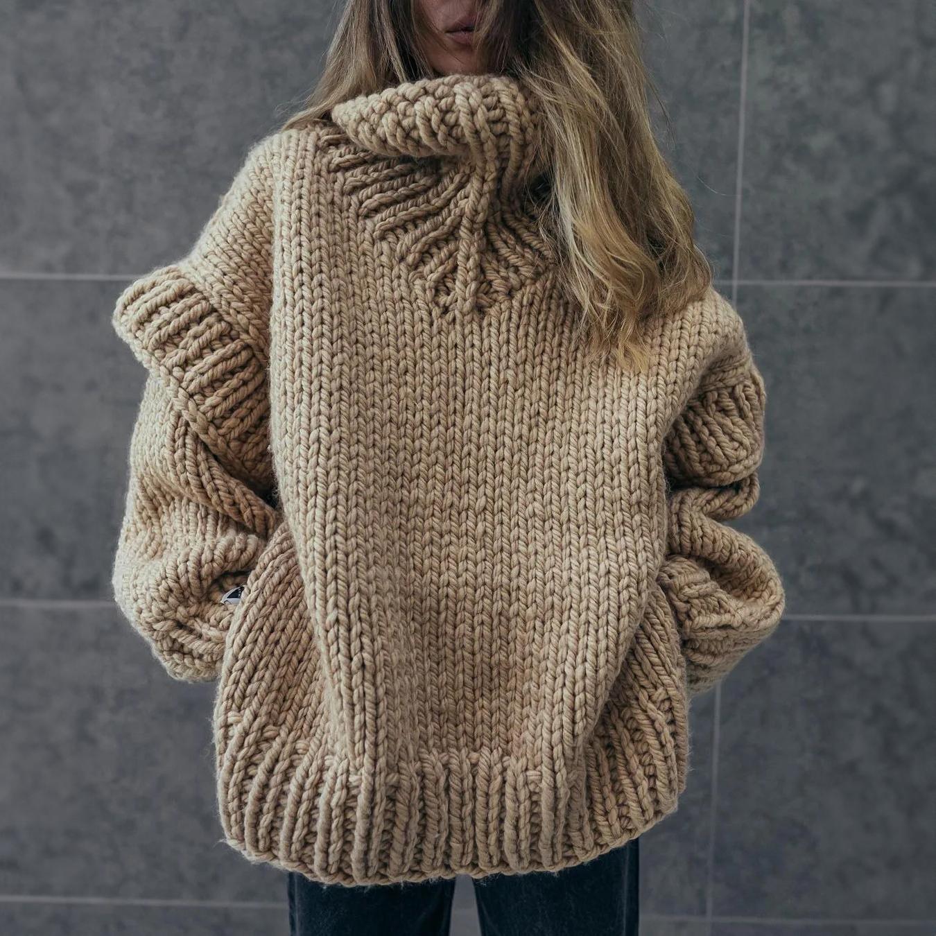 Women’s Oversized Turtleneck Sweater