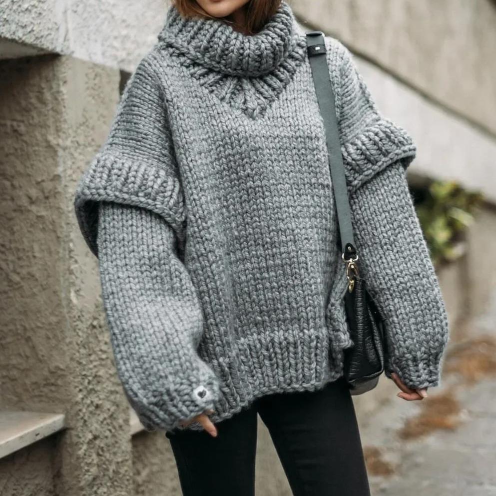 Women’s Oversized Turtleneck Sweater
