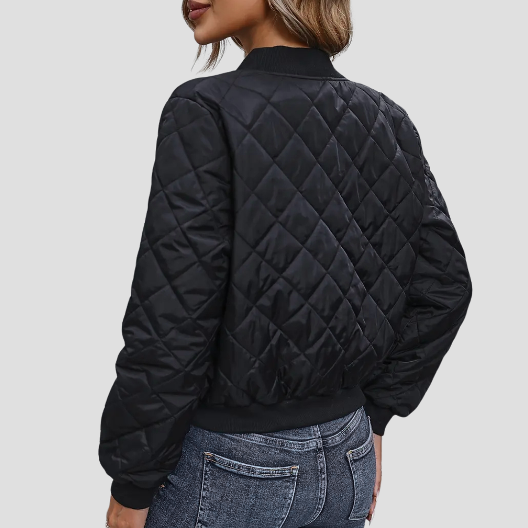 Calista | Quilted Bomber Jacket 3