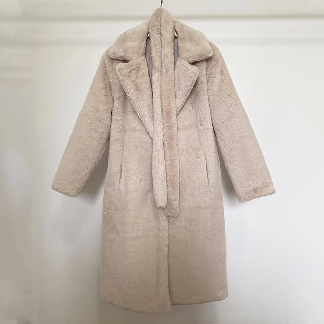 Women’s Structured Coat with Flowing Design