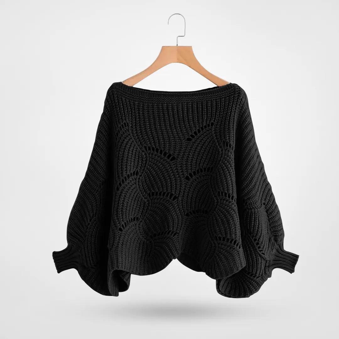 Women's Sweater With Balloon Sleeves