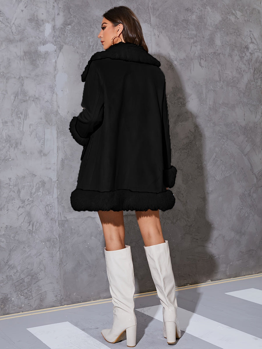 Women’s Winter Coat With Open Front