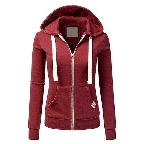 Women’s Zip Up Jacket Slim Fit With Front Pockets