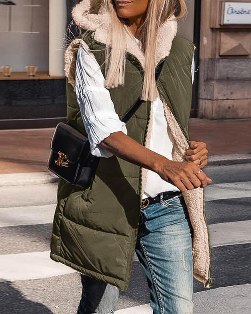 Tamar - Reversible thermal jacket with hood