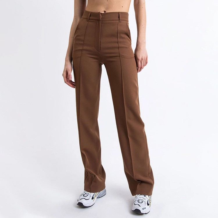 Leovy - Fashionable Women's Wide Leg Trousers