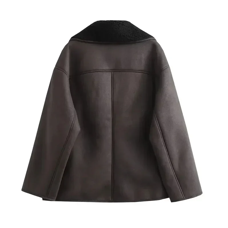 Women’s Oversized Jacket with Front Pockets