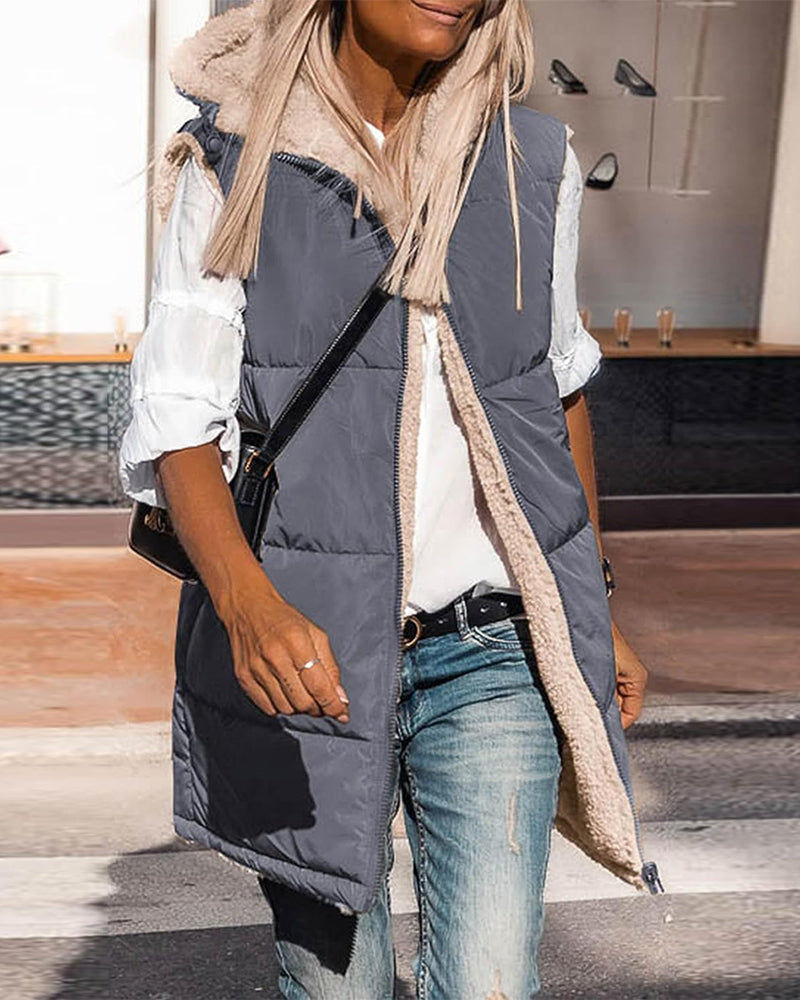 Tamar - Reversible thermal jacket with hood