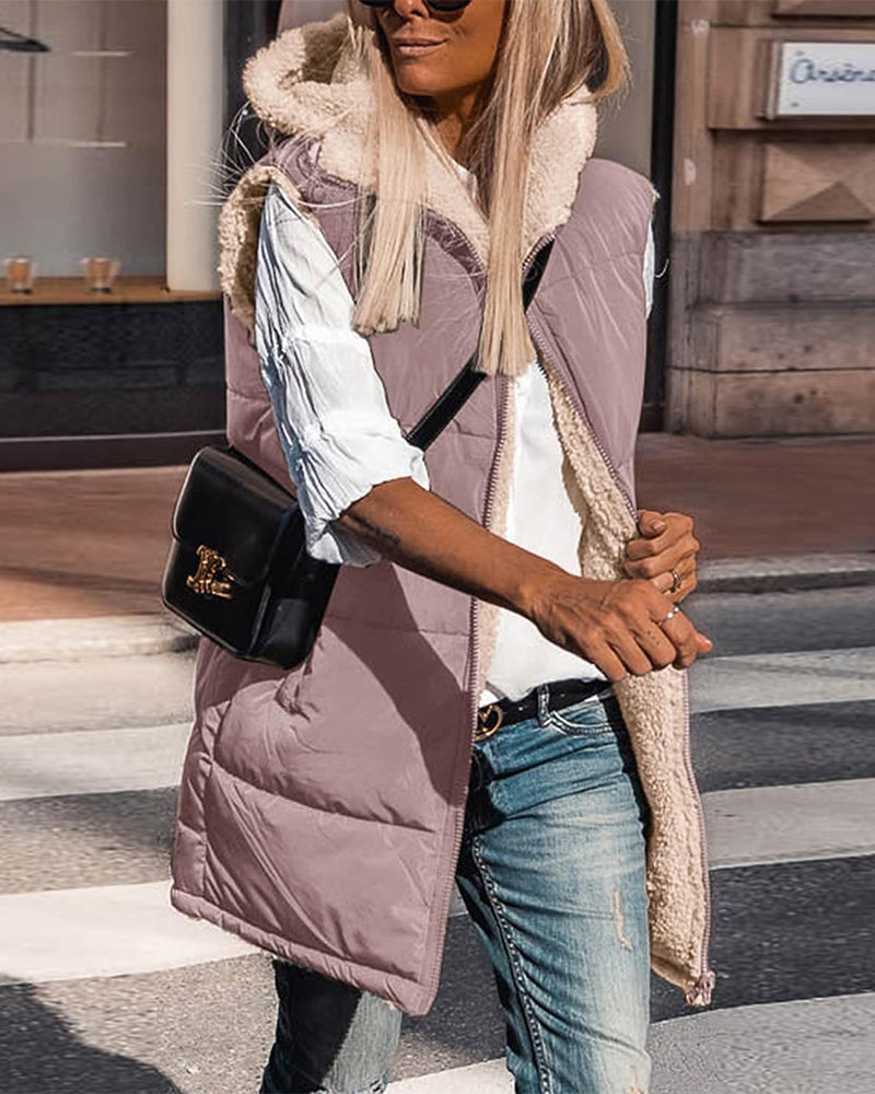 Tamar - Reversible thermal jacket with hood