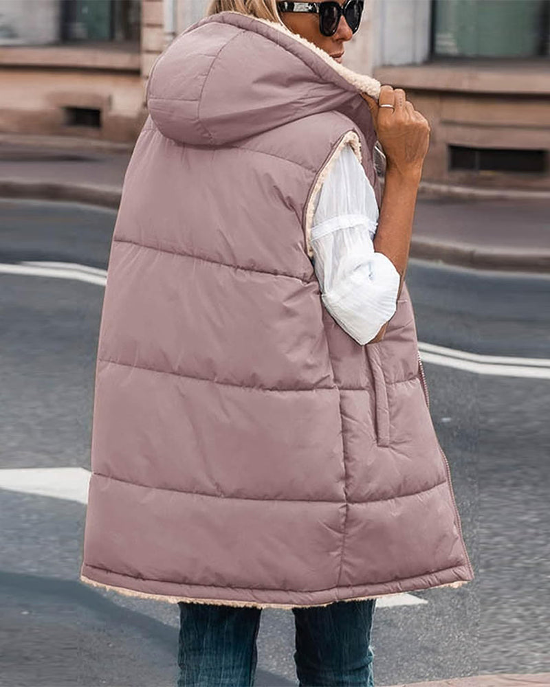 Tamar - Reversible thermal jacket with hood