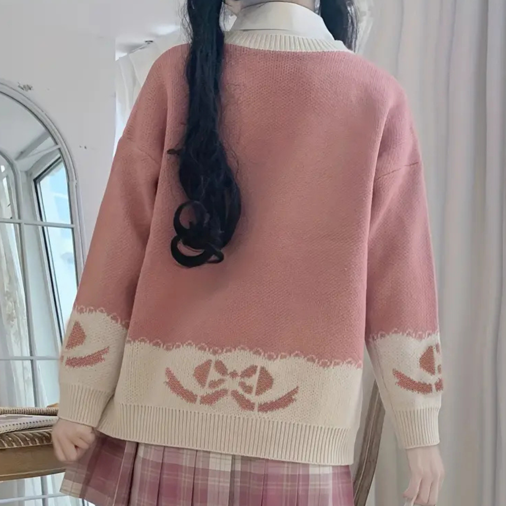 Women’s Round-Neck Jumper With Relaxed Fit