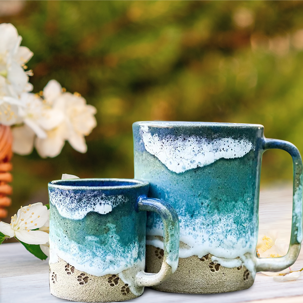 1+1 FREE | PawCup™ Ceramic Mug With An Enchanting Paw Print Design