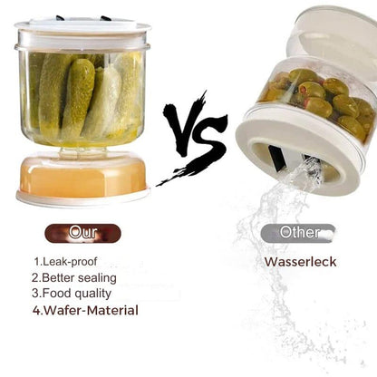 1+1 FREE | PickleJar™ Glass Container With Strainer