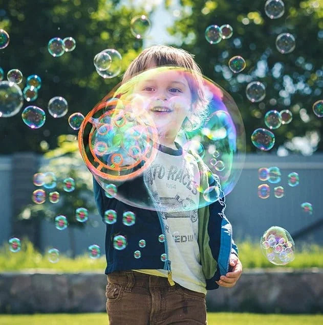 Electric Dinosaur Bubble Machine™ - Colorful Fun For Children!