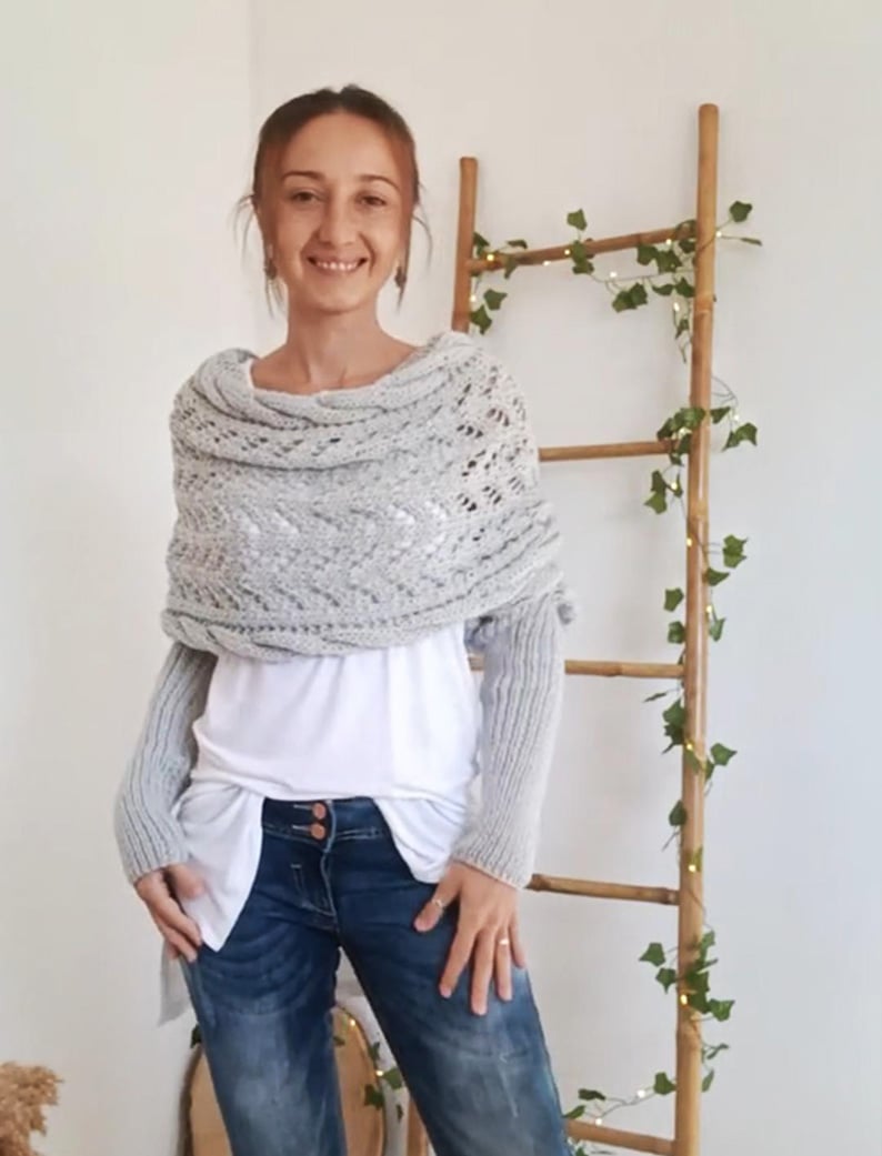 Liliana - Comfortable knit scarf for ladies