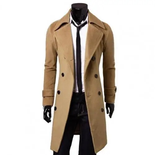 Brit - Double breasted windproof trenchcoat