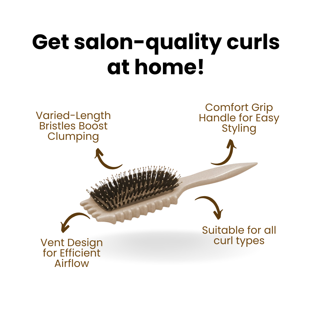 CurlCraft™ - Salon-quality Curling Brush