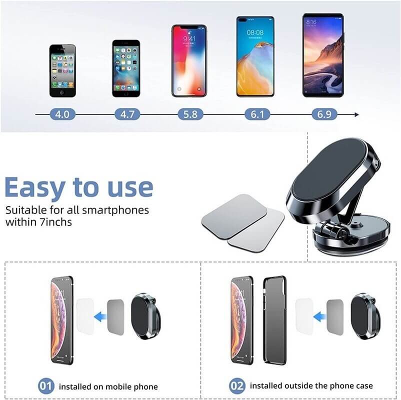 1+1 FREE | Phone Holder™ - Magnetic folding cell phone holder