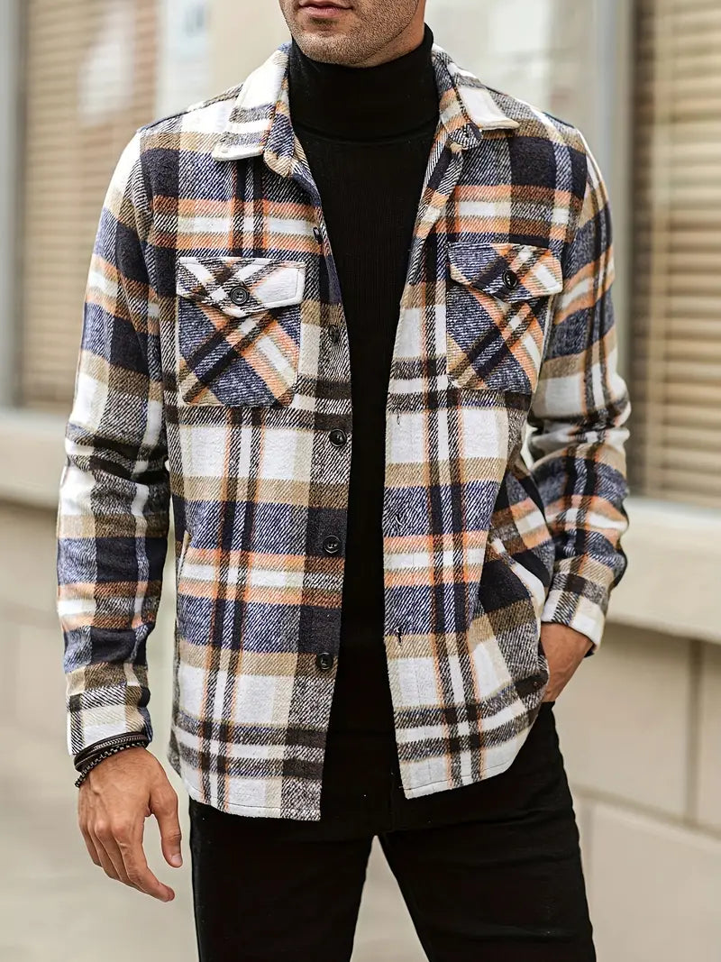 Eduard - Men's Casual Check Shirt