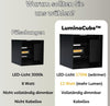 LuminaCube™ - The cordless and luxurious wall lamp!