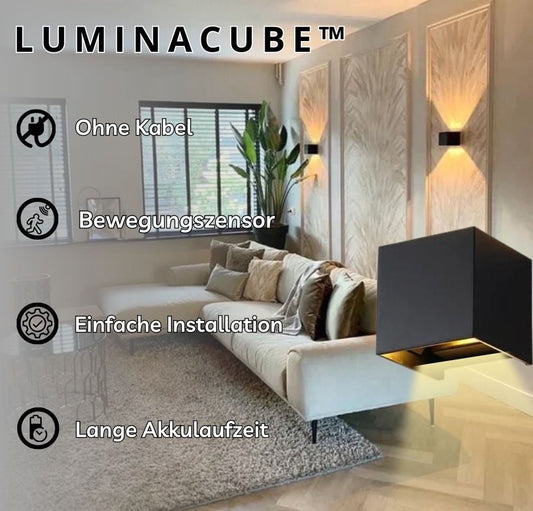 LuminaCube™ - The cordless and luxurious wall lamp!