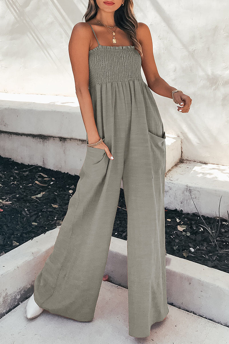 Vivienne – Stylish Women's Jumpsuit with Spaghetti Straps and Relaxed Fit