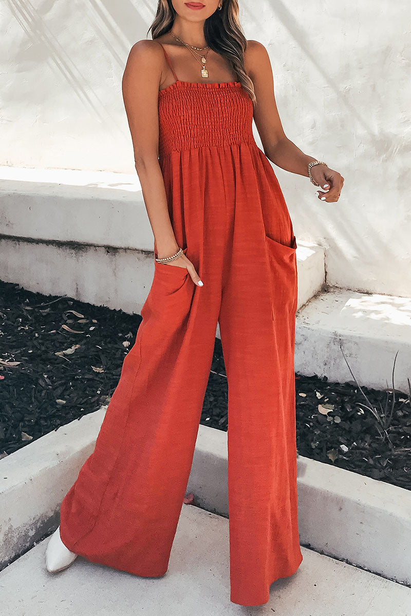 Vivienne – Stylish Women's Jumpsuit with Spaghetti Straps and Relaxed Fit