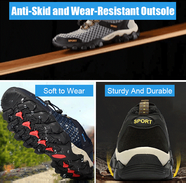 Outdoor Shoes™ - Waterproof and breathable men's shoes