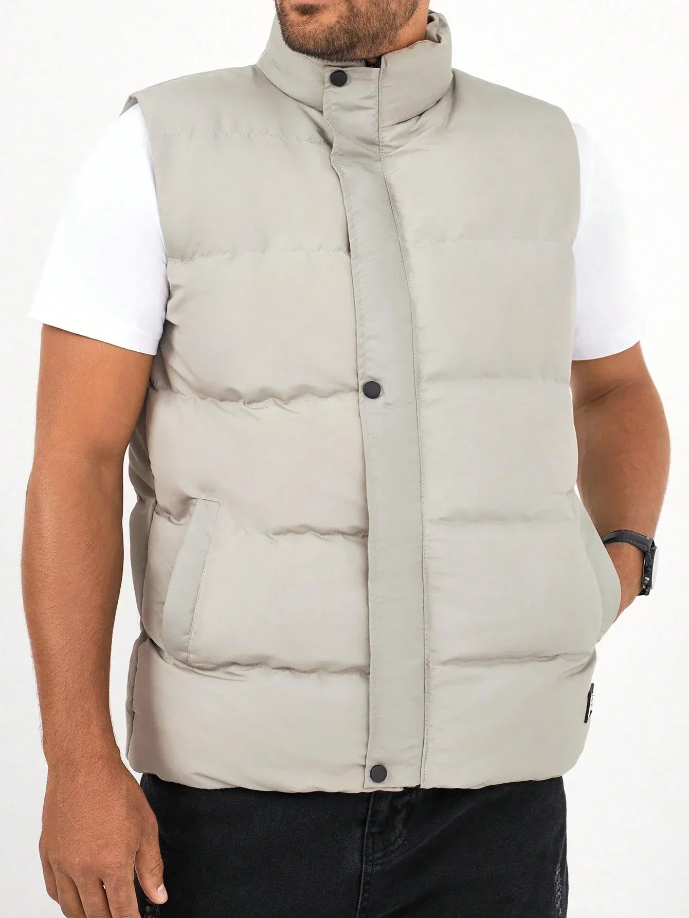 Apolinar - Quilted waistcoat for men with zip fastening