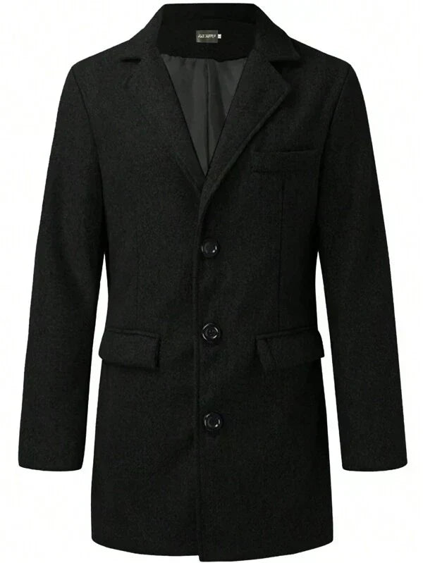 Brandon - Elegant Long Winter Coat for Men