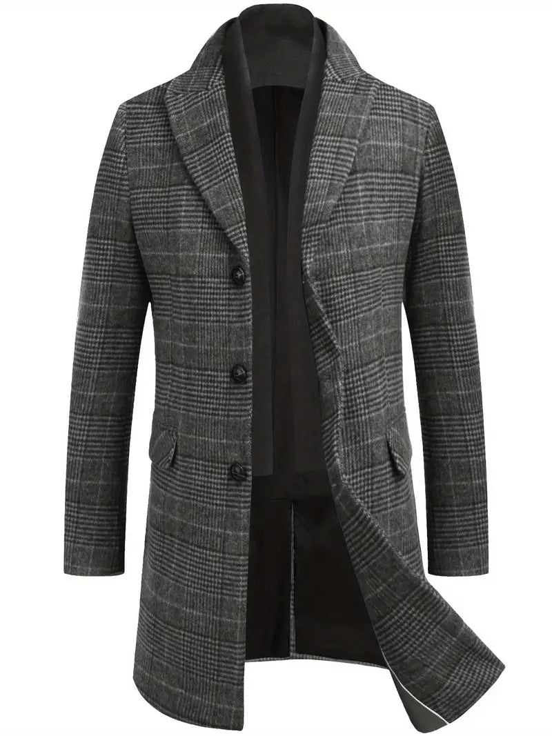 Edward – Men's coat with detachable collar