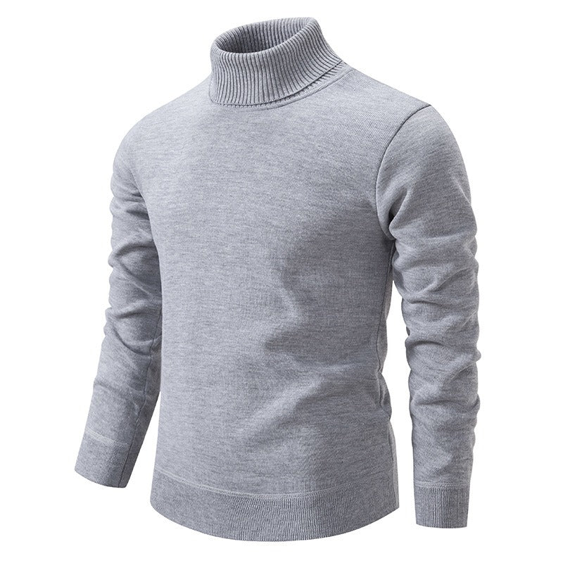 Jaxson - Velvet turtleneck jumper with slim fit