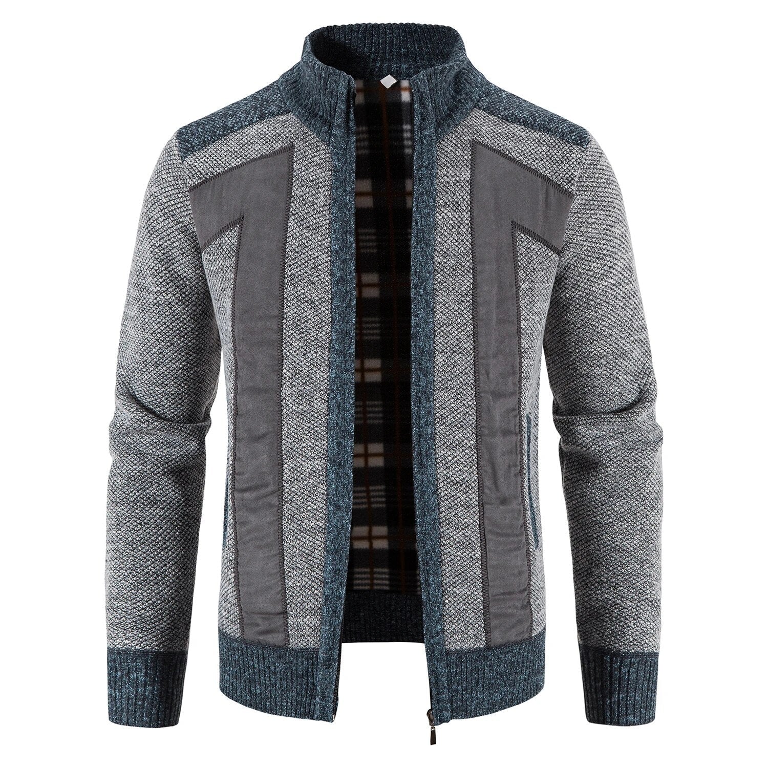 Travis - Men's zip turtleneck cardigan