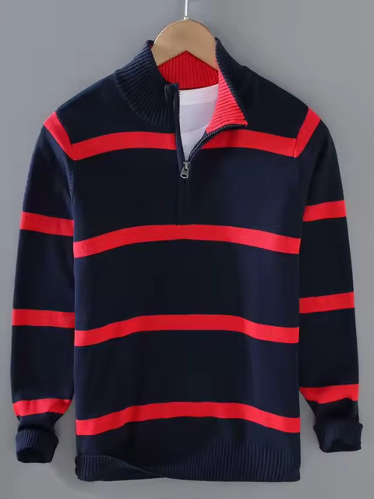 Joel - Men's Striped Sweater