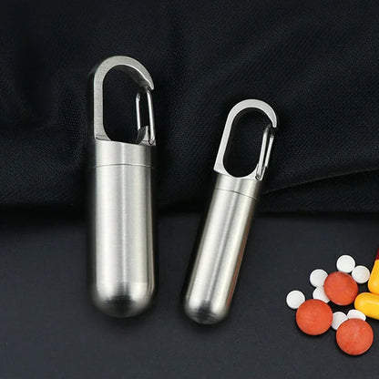 1+1 FREE | PillSafe™ - Stainless Steel Pill Box