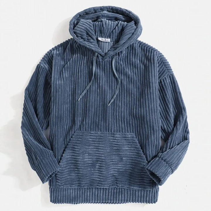 Kai - Men's premium cord hooded jacket