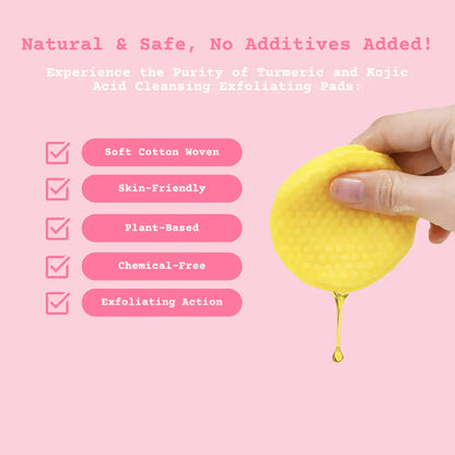 1+1 FREE | Turmeric & Kojic Acid Pads™ - The Natural Solution for Radiant Skin