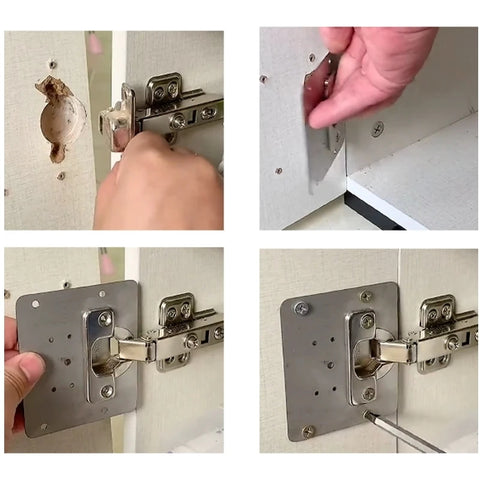 3+3 FREE | Door Hinge Repair Kit™ Improves door alignment