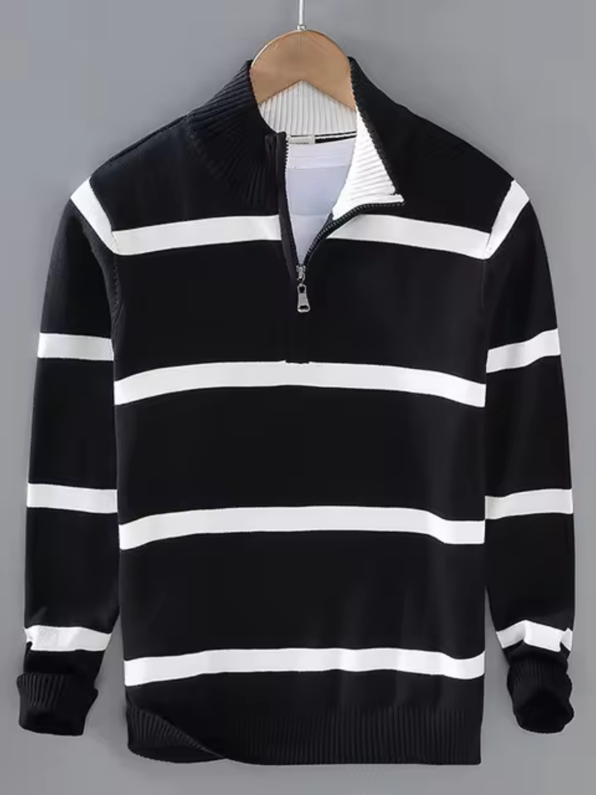 Joel - Men's Striped Sweater