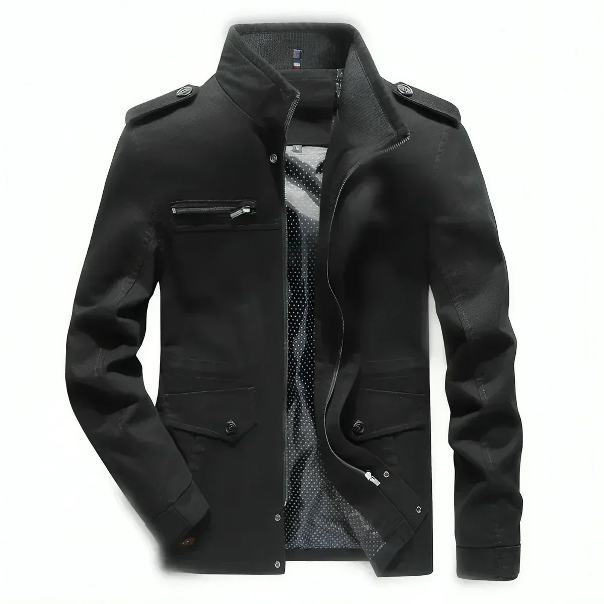 Max - Elegant Military Look Jacket for Men