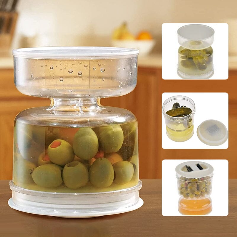 1+1 FREE | PickleJar™ Glass Container With Strainer