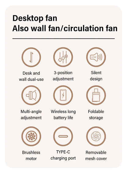 Household Dual-Purpose Kitchen Fan™, Space Saving Cooling